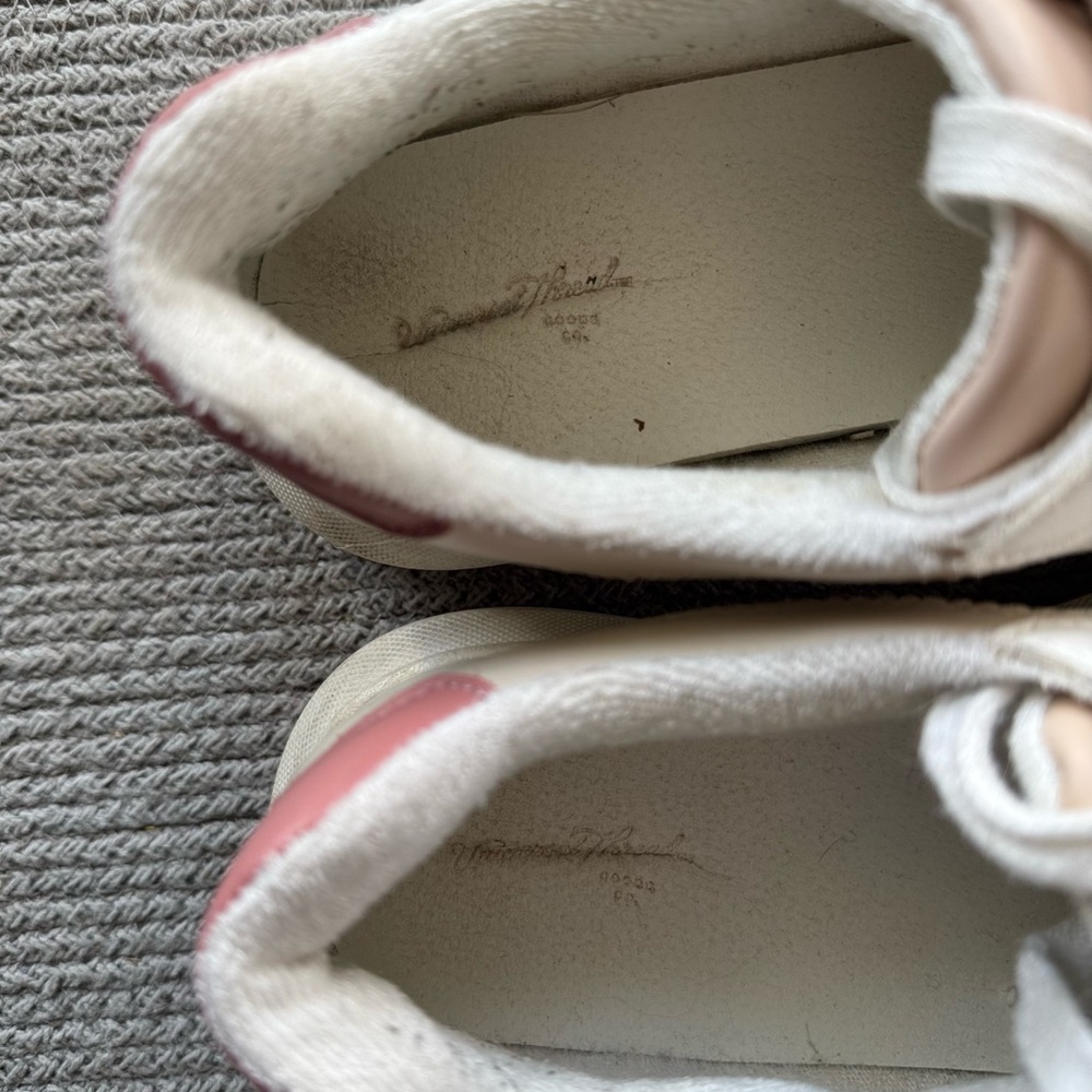 Universal Thread Ivory Pink Flat Platform Sneakers Tennis Shoes Size 7 - Picture 5 of 8